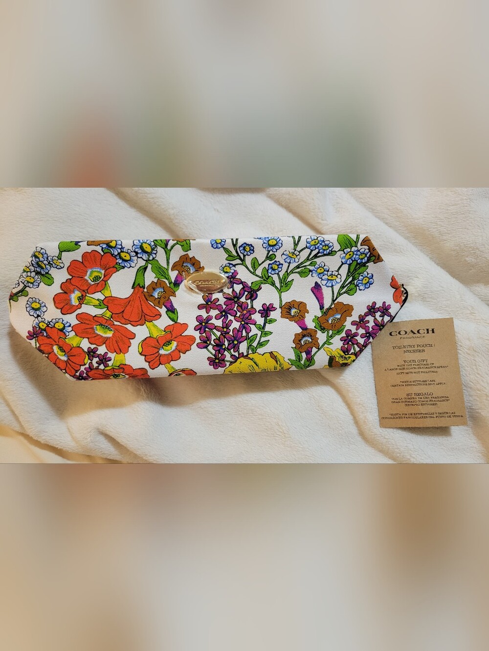Coach Floral Canvas Pouch - Picture 11 of 11